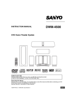 Sanyo DWM-4500 - Owners Manual 